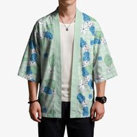 Hawaii Anthurium Tiare Pikake Lei Kimono Omaomao Lauhala Art Pattern