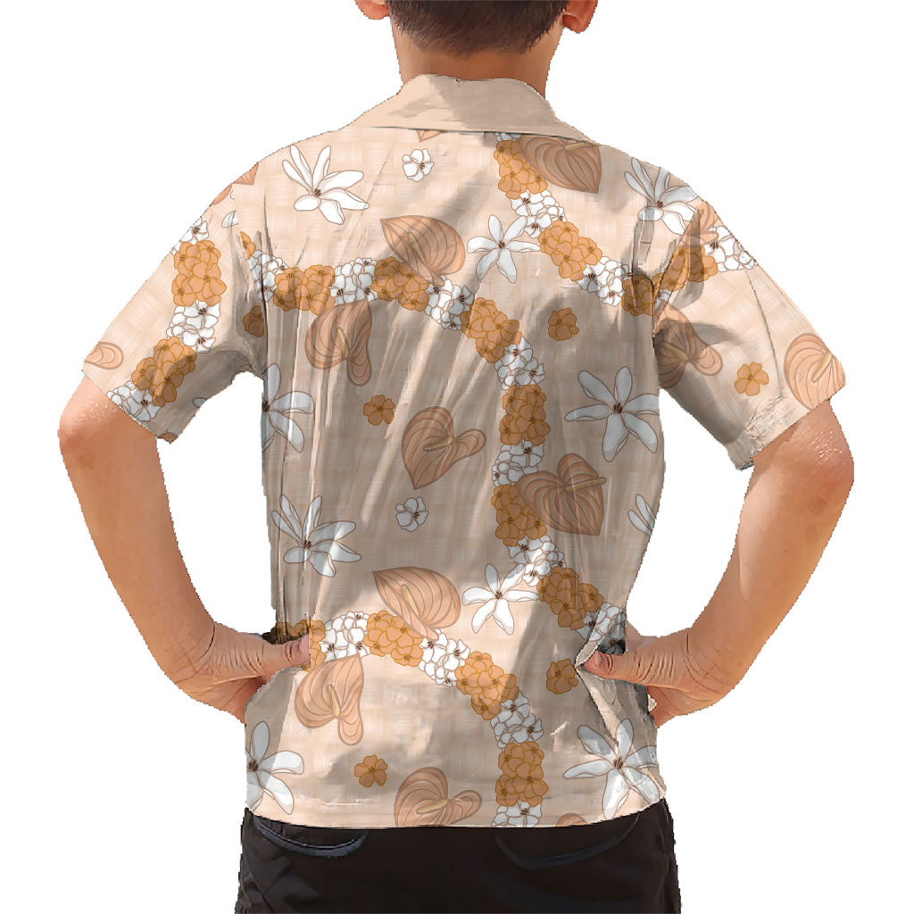 Hawaii Anthurium Tiare Pikake Lei Hawaiian Shirt Alani Lauhala Art Pattern