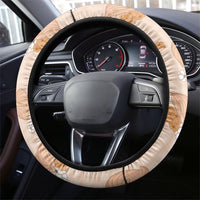 Hawaii Anthurium Tiare Pikake Lei Steering Wheel Cover Alani Lauhala Art Pattern