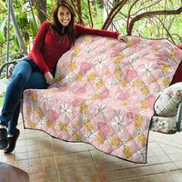 Hawaii Anthurium Tiare Pikake Lei Quilt Akala Lauhala Art Pattern