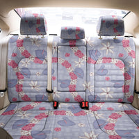 Hawaii Anthurium Tiare Pikake Lei Back Car Seat Cover Poni Lauhala Art Pattern