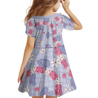 Hawaii Anthurium Tiare Pikake Lei Family Matching Off Shoulder Short Dress and Hawaiian Shirt Poni Lauhala Art Pattern