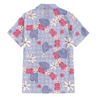 Hawaii Anthurium Tiare Pikake Lei Hawaiian Shirt Poni Lauhala Art Pattern