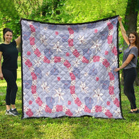 Hawaii Anthurium Tiare Pikake Lei Quilt Poni Lauhala Art Pattern