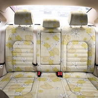 Hawaii Anthurium Tiare Pikake Lei Back Car Seat Cover Melemele Lauhala Art Pattern