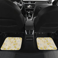 Hawaii Anthurium Tiare Pikake Lei Car Mats Melemele Lauhala Art Pattern