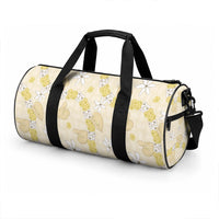Hawaii Anthurium Tiare Pikake Lei Duffle Bag Melemele Lauhala Art Pattern LT01 - Polynesian Pride