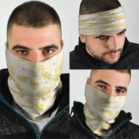 Hawaii Anthurium Tiare Pikake Lei Neck Gaiter Melemele Lauhala Art Pattern