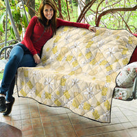 Hawaii Anthurium Tiare Pikake Lei Quilt Melemele Lauhala Art Pattern