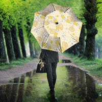 Hawaii Anthurium Tiare Pikake Lei Umbrella Melemele Lauhala Art Pattern