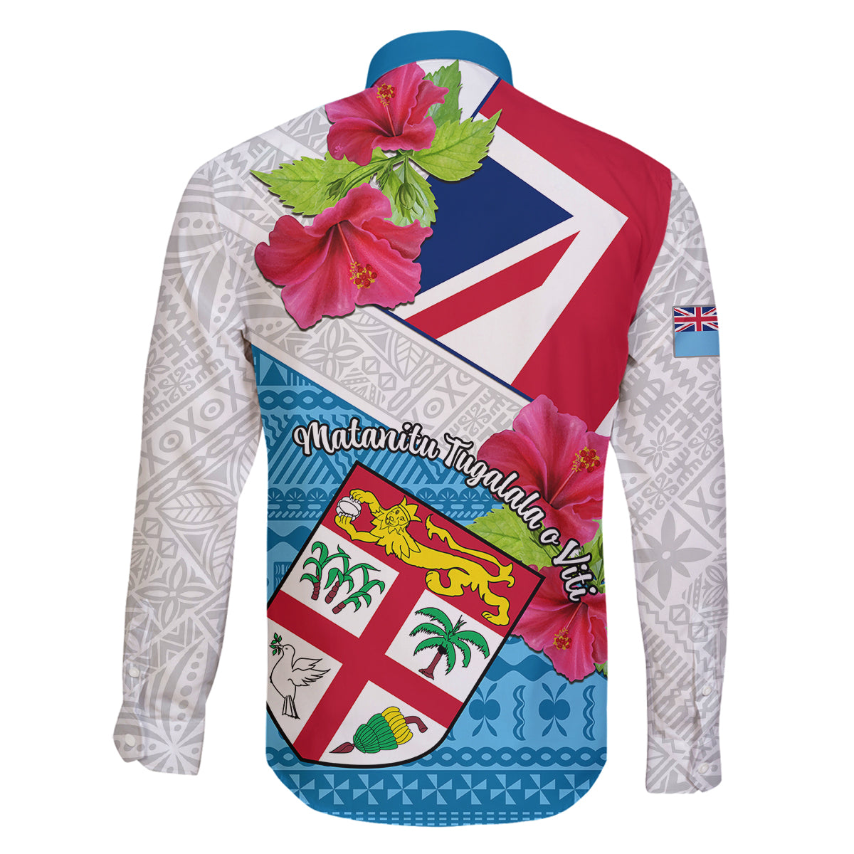Fiji Day Family Matching Summer Maxi Dress and Hawaiian Shirt Fijian Hibiscus Special Version LT01 - Polynesian Pride