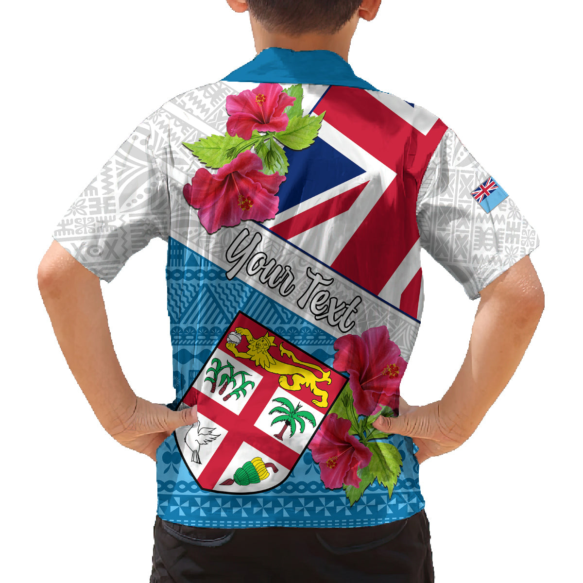 Personalised Fiji Day Kid Hawaiian Shirt Fijian Hibiscus Special Version LT01 - Polynesian Pride