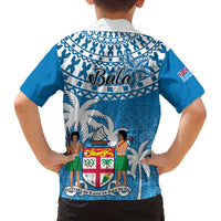 Fiji Kid Hawaiian Shirt Bula Fijian Tapa Pattern LT01 - Polynesian Pride