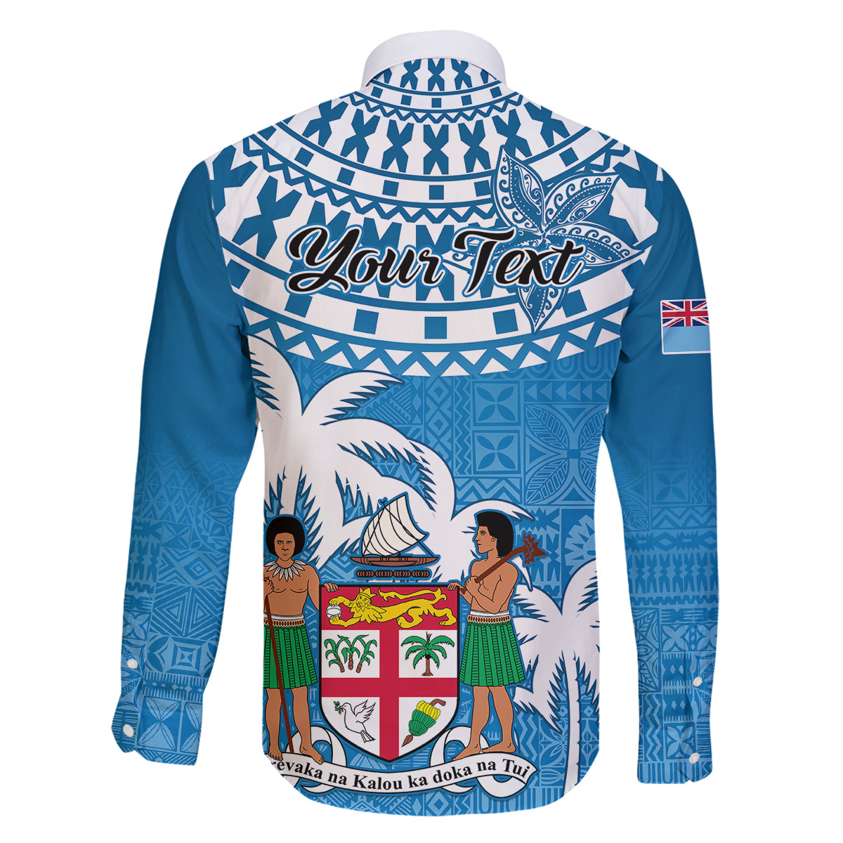 Personalised Fiji Family Matching Summer Maxi Dress and Hawaiian Shirt Bula Fijian Tapa Pattern LT01 - Polynesian Pride