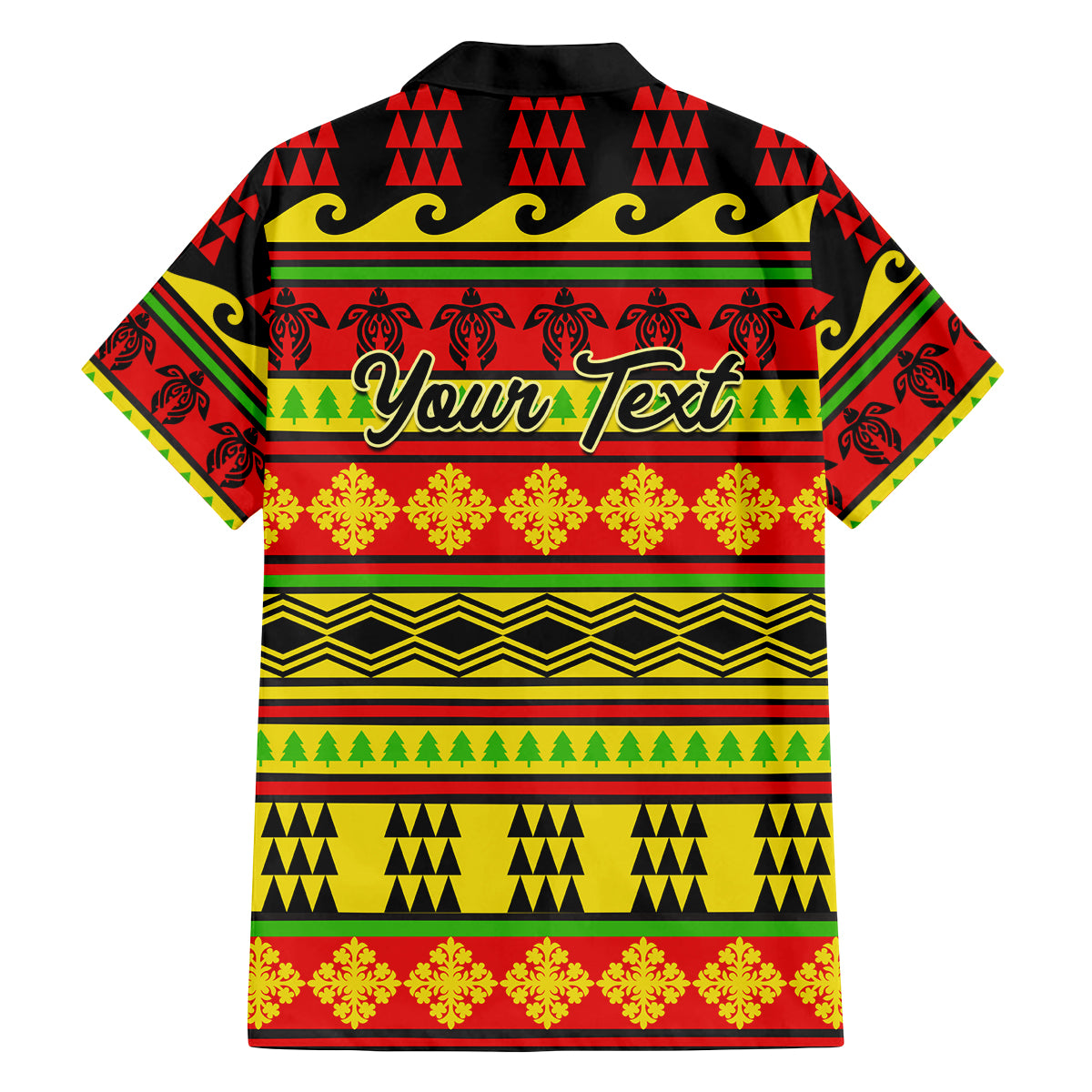 Custom Hawaii Christmas Family Matching Summer Maxi Dress and Hawaiian Shirt Hawaiian Quilt Pattern Reggae Version LT01 - Polynesian Pride