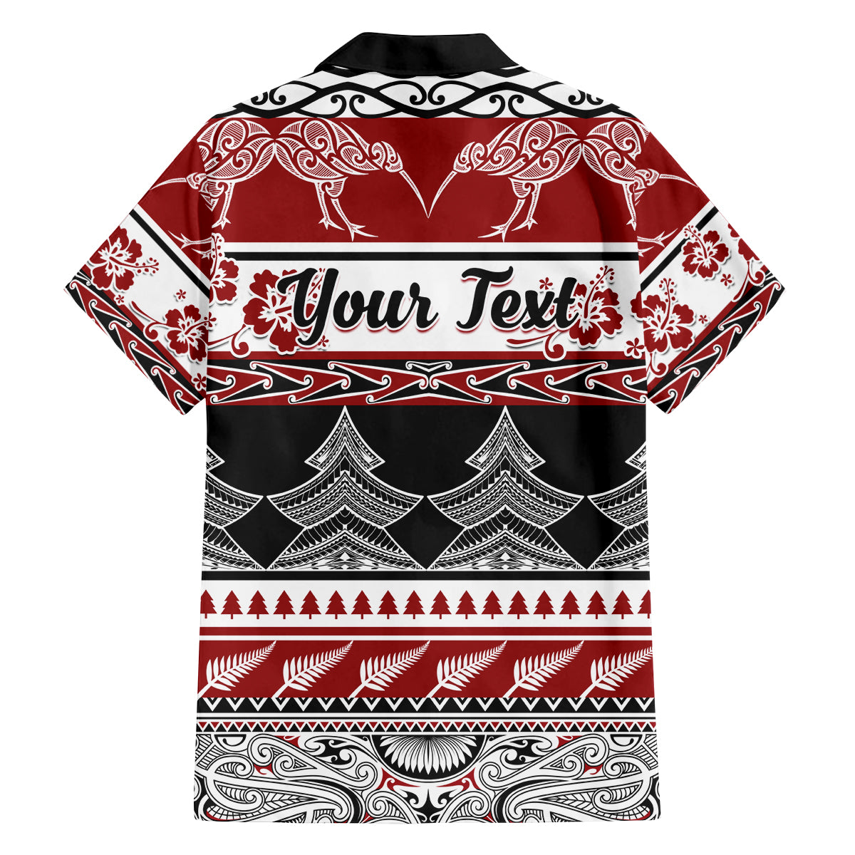 Custom New Zealand Christmas Family Matching Off Shoulder Long Sleeve Dress and Hawaiian Shirt Maori Meri Kirihimete Moko LT01 - Polynesian Pride