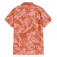 Tahiti Puatou Tiare Floral Family Matching Tank Maxi Dress and Hawaiian Shirt Monstera Palm Tropical Leaves LT01 - Polynesian Pride