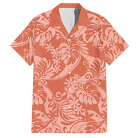 Tahiti Puatou Tiare Floral Hawaiian Shirt Monstera Palm Tropical Leaves - Polynesian Pride