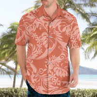 Tahiti Puatou Tiare Floral Hawaiian Shirt Monstera Palm Tropical Leaves - Polynesian Pride