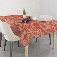 Tahiti Puatou Tiare Floral Tablecloth Monstera Palm Tropical Leaves - Polynesian Pride