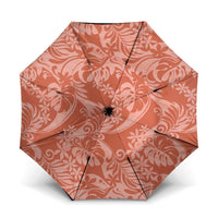 Tahiti Puatou Tiare Floral Umbrella Monstera Palm Tropical Leaves - Polynesian Pride