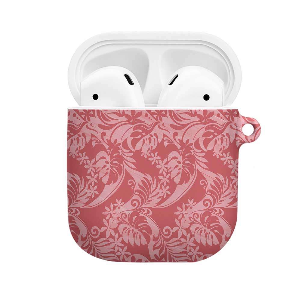 Tahiti Tarona Tiare Floral AirPods Case Monstera Palm Tropical Leaves - Polynesian Pride