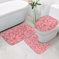 Tahiti Tarona Tiare Floral Bathroom Set Monstera Palm Tropical Leaves LT01 - Polynesian Pride