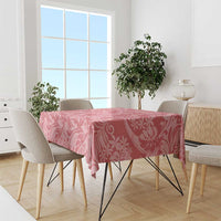 Tahiti Tarona Tiare Floral Tablecloth Monstera Palm Tropical Leaves LT01 - Polynesian Pride