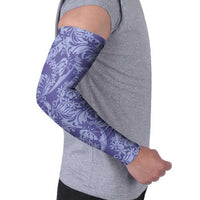 Tahiti Vareau Tiare Floral Arm Sleeves Monstera Palm Tropical Leaves - Polynesian Pride