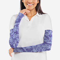 Tahiti Vareau Tiare Floral Arm Sleeves Monstera Palm Tropical Leaves - Polynesian Pride
