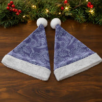 Tahiti Vareau Tiare Floral Christmas Santa Hat Monstera Palm Tropical Leaves - Polynesian Pride