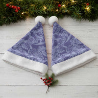 Tahiti Vareau Tiare Floral Christmas Santa Hat Monstera Palm Tropical Leaves - Polynesian Pride