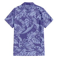 Tahiti Vareau Tiare Floral Family Matching Summer Maxi Dress and Hawaiian Shirt Monstera Palm Tropical Leaves LT01 - Polynesian Pride