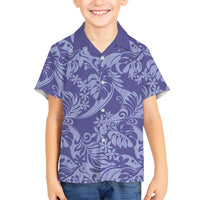 Tahiti Vareau Tiare Floral Hawaiian Shirt Monstera Palm Tropical Leaves - Polynesian Pride