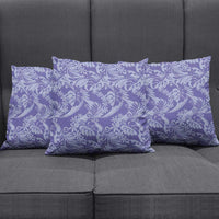 Tahiti Vareau Tiare Floral Pillow Cover Monstera Palm Tropical Leaves - Polynesian Pride