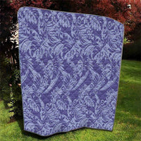 Tahiti Vareau Tiare Floral Quilt Monstera Palm Tropical Leaves - Polynesian Pride
