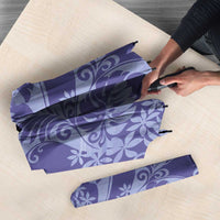 Tahiti Vareau Tiare Floral Umbrella Monstera Palm Tropical Leaves - Polynesian Pride