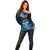 Hawaii Off Shoulder Sweater Polynesian Shark with Kakau Blue Version LT01 - Polynesian Pride