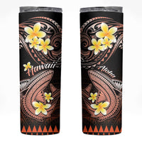 Hawaii Skinny Tumbler Polynesian Shark with Kakau Orange Version LT01 Orange - Polynesian Pride