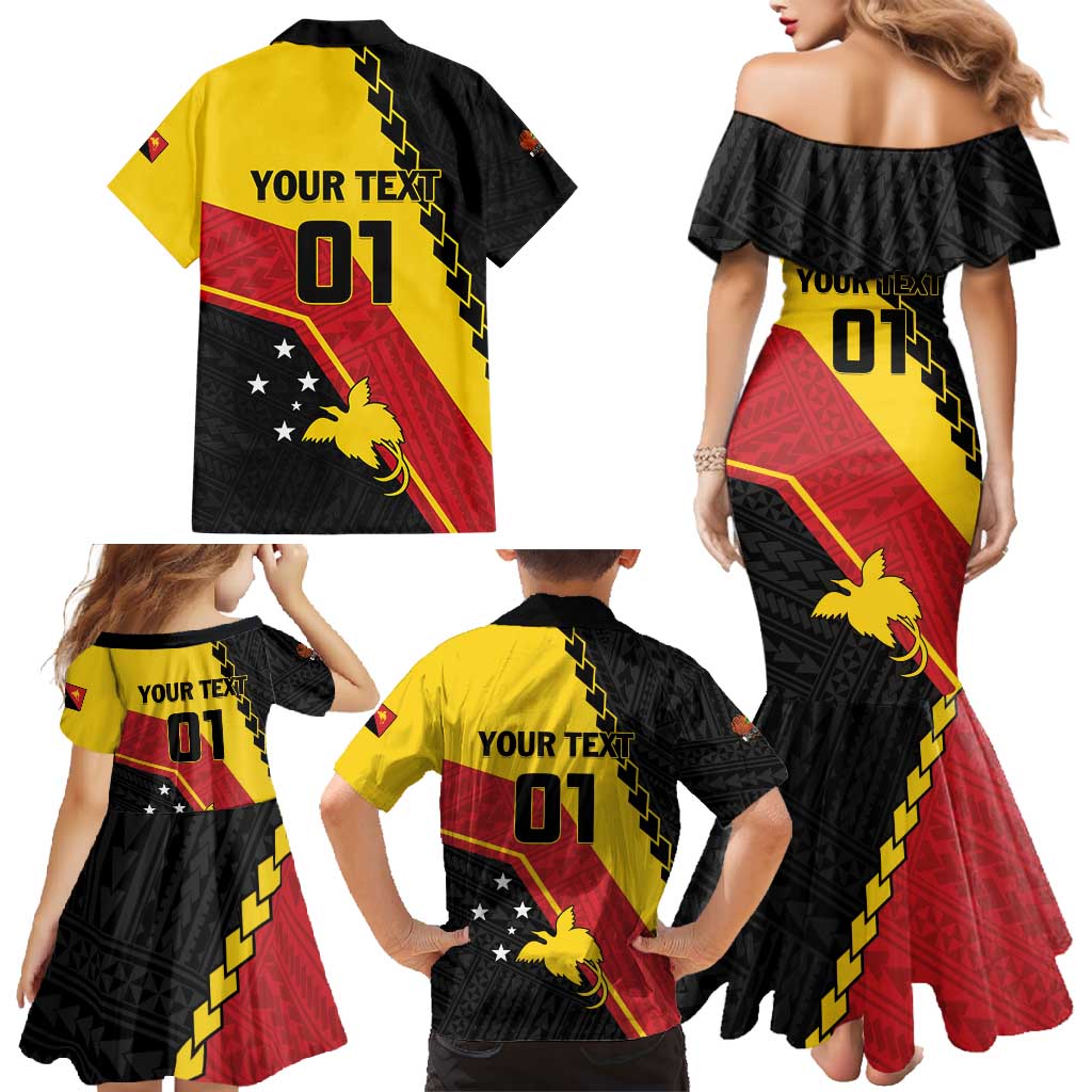 Custom PNG Family Matching Mermaid Dress and Hawaiian Shirt The Kumuls Are On A Roll LT01 - Polynesian Pride