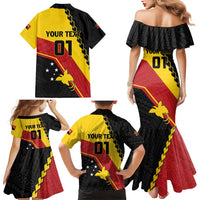 Custom PNG Family Matching Mermaid Dress and Hawaiian Shirt The Kumuls Are On A Roll LT01 - Polynesian Pride
