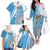 Custom Fiji Rugby Bati Family Matching Off The Shoulder Long Sleeve Dress and Hawaiian Shirt Tapa Pattern