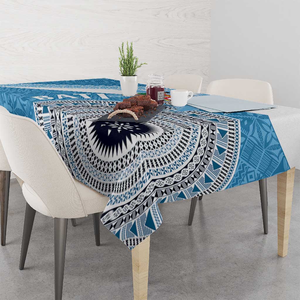 Fiji Rugby Bati Tablecloth Tapa Pattern