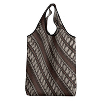 Yogyakarta Parang Batik Motifs Grocery Bag Indonesian Traditional Pattern
