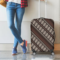 Yogyakarta Parang Batik Motifs Luggage Cover Indonesian Traditional Pattern