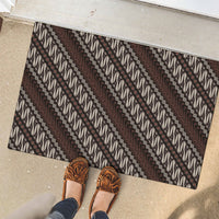 Yogyakarta Parang Batik Motifs Rubber Doormat Indonesian Traditional Pattern