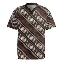 Yogyakarta Parang Batik Motifs Rugby Jersey Indonesian Traditional Pattern