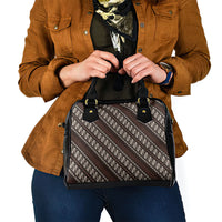 Yogyakarta Parang Batik Motifs Shoulder Handbag Indonesian Traditional Pattern