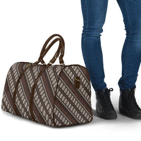 Yogyakarta Parang Batik Motifs Travel Bag Indonesian Traditional Pattern