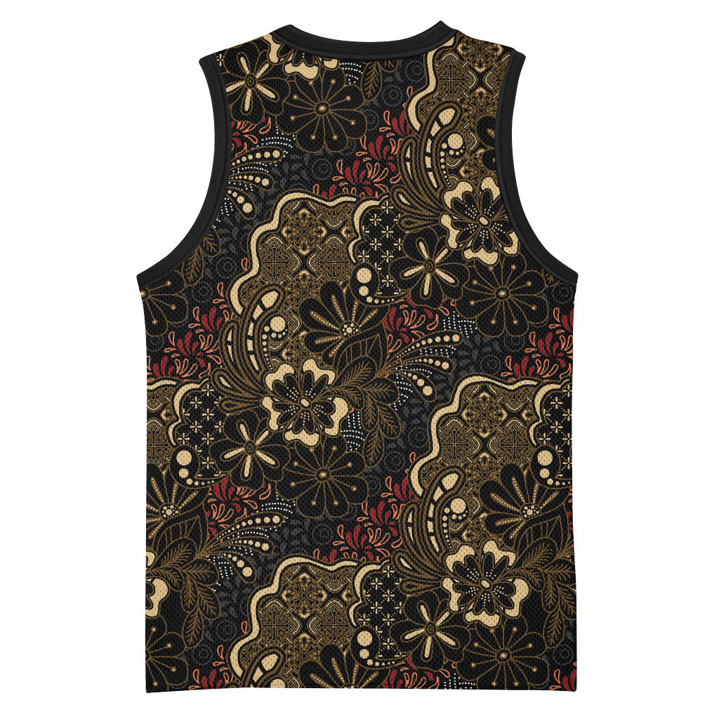 Batik Sekar Jagad Basketball Jersey Indonesian Traditional Pattern